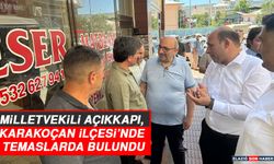 Milletvekili Açıkkapı, Karakoçan İlçesi’nde Temaslarda Bulundu