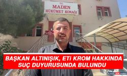 Başkan Altınışık, Eti Krom Hakkında Suç Duyurusunda Bulundu