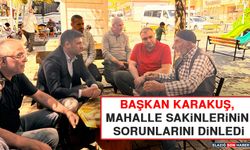 Başkan Karakuş Mahalle Sakinlerinin Sorunlarını Dinledi