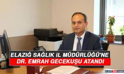 Elazığ Sağlık İl Müdürlüğü'ne Dr. Emrah Gecekuşu Atandı