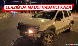 Elazığ’da Maddi Hasarlı Kaza