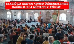 Elazığ’da Kur’an Kursu Öğrencilerine Bağımlılıkla Mücadele Eğitimi