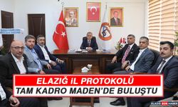 Elazığ İl Protokolü Tam Kadro Maden’de Buluştu