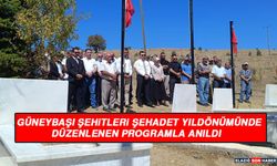 Güneybaşı Şehitleri Şehadet Yıldönümünde Düzenlenen Programla Anıldı