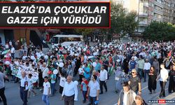 Elazığ’da Çocuklar Gazze İçin Yürüdü