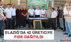 Elazığ’da 42 Üreticiye Fide Dağıtıldı