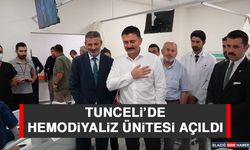 Tunceli’de, Hemodiyaliz Ünitesi Açıldı