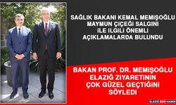 Bakan Memişoğlu Elazığ Ziyaretini Değerlendirdi