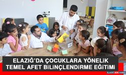 Elazığ’da Çocuklara Yönelik Temel Afet Bilinçlendirme Eğitimi