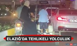 Elazığ’da Tehlikeli Yolculuk