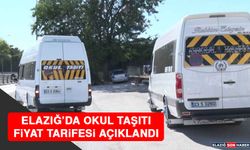 Elazığ’da Okul Taşıtı Fiyat Tarifesi Açıklandı