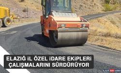 Elazığ İl Özel İdare Ekipleri Çalışmalarını Sürdürüyor