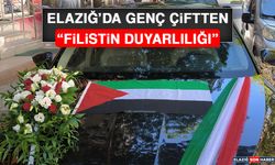 Elazığ’da Genç Çiftten “Filistin Duyarlılığı”