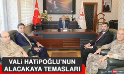 Vali Hatipoğlu’nun Alacakaya Temasları