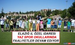 Elazığ İl Özel İdaresi Yaz Spor Okullarında Faaliyetler Devam Ediyor