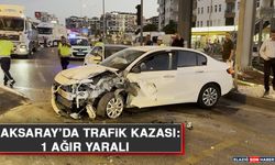 Aksaray’da Trafik Kazası: 1 Ağır Yaralı