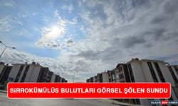 Elazığ’da ’Sirrokümülüs’ Bulutları Görsel Şölen Sundu