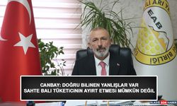 Başkan Canbay ''Doğru Bilinen Yanlışlar Var, Sahte Balı Tüketicinin Ayırt Etmesi Mümkün Değil''