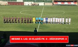 Nesine 3. Lig: 23 Elazığ FK: 0 - Düzcespor: 0