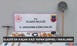 Elazığ’da Kaçak Kazı Yapan Şüpheli Yakalandı