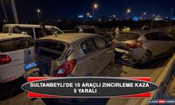 Sultanbeyli'de 15 Araçlı Zincirleme Kaza: 5 Yaralı