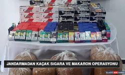 Jandarmadan Kaçak Sigara ve Makaron  Operasyonu