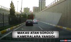 Elazığ’da Makas Atan Sürücü Kameralara Yansıdı