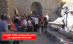 Elazığ Türk Ocakları Kale’deki Kazı Çalışmalarını Yerinde İnceledi