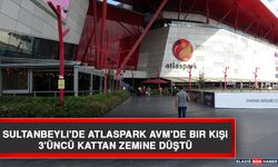 Sultanbeyli'de Atlaspark Avm'de Bir Kişi 3'üncü Kattan Zemine Düştü