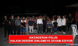 İskenderun Polisi Halkın Derdini Dinlemeye Devam Ediyor