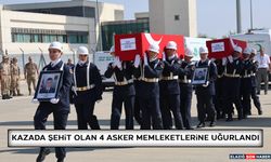 Tunceli’deki Kazada Şehit Olan 4 Asker Memleketlerine Uğurlandı