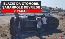 Elazığ'da Otomobil Şarampole Devrildi: 7 Yaralı