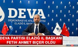 DEVA Partisi Elazığ İl Başkanı Fetih Ahmet Biçer Oldu