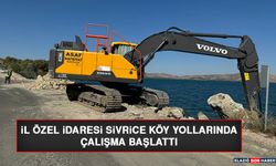 İl Özel İdaresi Sivrice Köy Yollarında Çalışma Başlattı