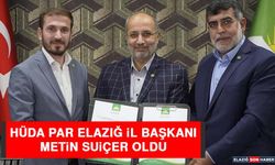 HÜDA PAR Elazığ İl Başkanı Metin Suiçer Oldu