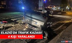 Elazığ’da Trafik Kazası: 4 Yaralı