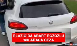 Elazığ’da Abart Egzozlu 180 Araca Ceza