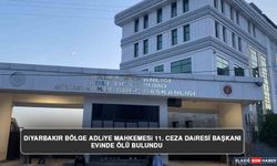 Diyarbakır bölge adliye mahkemesi 11. Ceza dairesi başkanı evinde ölü bulundu