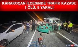 Elazığ’da Otomobil Demir Korkuluklara Çarptı: 1 Ölü,5 Yaralı