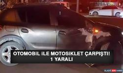 Elazığ’da Otomobil İle Motosiklet  Çarpıştı: 1 Yaralı