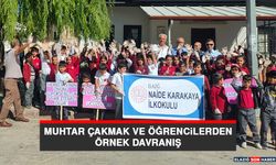 Muhtar Çakmak ve Öğrencilerden Örnek Davranış