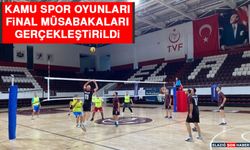 Kamu Spor Oyunları Final Müsabakaları Gerçekleştirildi