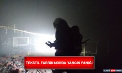 Tekstil Fabrikasında Yangın Paniği