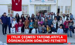 İyilik Çeşmesi Yardımlarıyla Öğrencilerin Gönlünü Fethetti