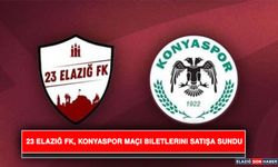 23 Elazığ FK, Konyaspor Maçı Biletlerini Satışa Sundu