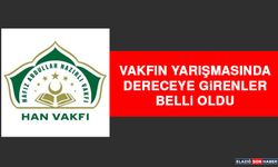 Vakfın Yarışmasında Dereceye Girenler Belli Oldu