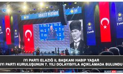 İYİ Parti Elazığ İl Başkanı Habip Yaşar İYİ Parti Kuruluşunun 7. Yılı Dolayısıyla Açıklamada Bulundu