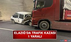 Elazığ’da Trafik Kazası 1 Yaralı!