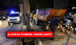 Elazığ'da Otomobil Sinyalizasyon Direğine Çarptı: 3 Yaralı