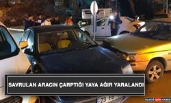 Elazığ’da 4 Araçlı Zincirleme Kaza: Savrulan Aracın Çarptığı Yaya Ağır Yaralandı